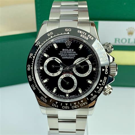 rolex daytona black dial